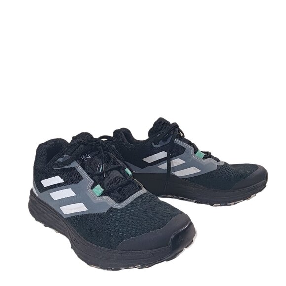 Adidas Terrex Sneakers Womens 8 Black Continental Hiking Camping Sporty Low Top - Picture 3 of 5